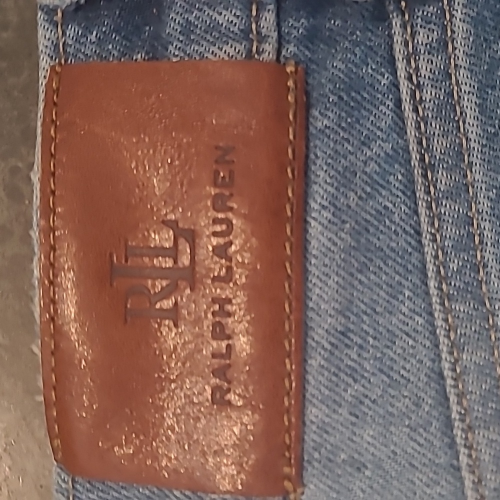 RALPH LAUREN PATCHWORK JEANS - Picture 10 of 10